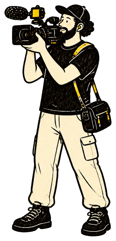 An Evira photographer covering an event